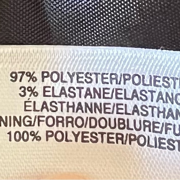 Jones Studio Separates Black Lined Jacket, Shld Pads, Open Front Lapel, Size 12. - Picture 10 of 11